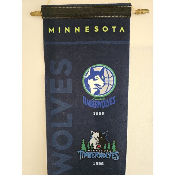 2017-2018 Minnesota Timberwolves Season Ticket Member Logo Wall Banner - 32"x8" - Picture 2 of 4